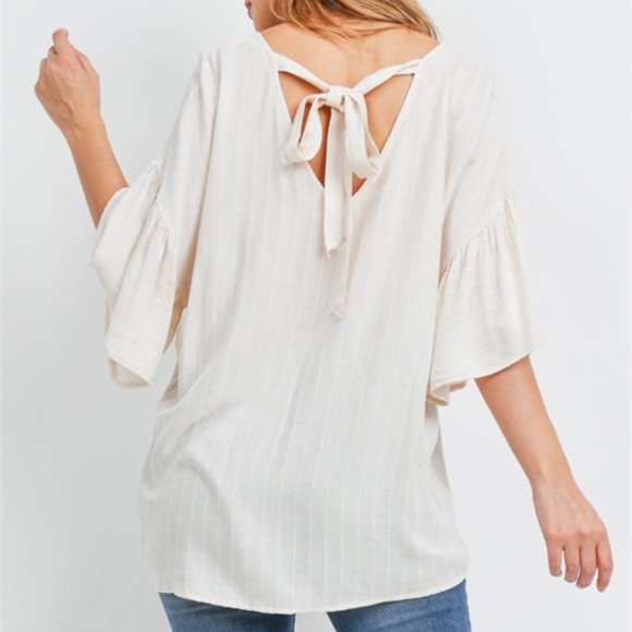 Nude Boho Style top - Picture 3 of 10